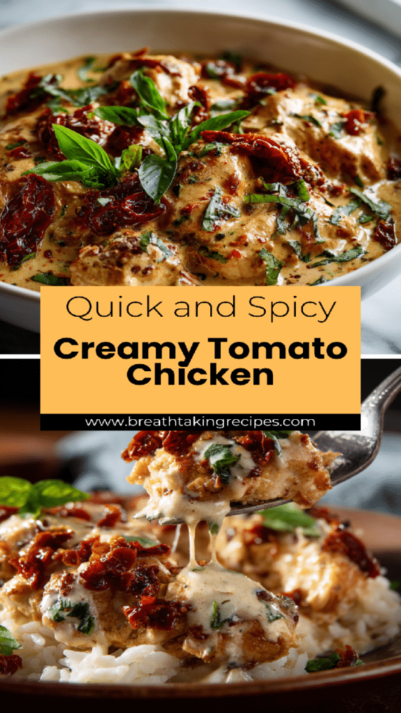 creamy sun-dried tomato chicken slow cooker