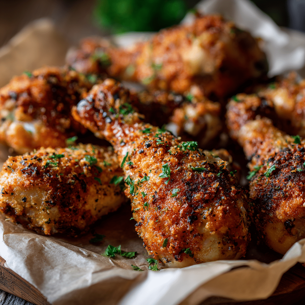 Featured Baked Chicken Legs on sheet pan