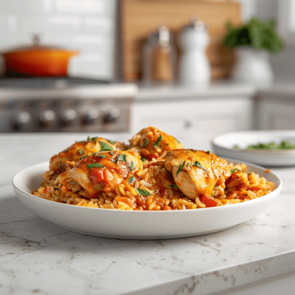 Smothered Chicken and Rice Recipe – Creamy Comfort in Every Bite