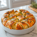 Swirled Garlic Herb and Cheese Bread Recipe