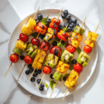 Patriotic Fruit Kabob Skewers