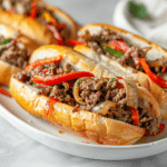 Ground Beef Philly Cheesesteaks Recipe
