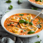 Easy Tuscan Ravioli Soup: A Creamy One-Pot Meal