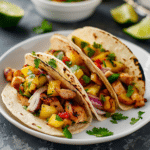 One Pan Chicken And Pineapple Tacos Recipe