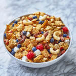 4th of July Chex Mix (Red, White & Blue!)