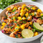 Easy Honey Lime Chicken with Mango Salsa Recipe