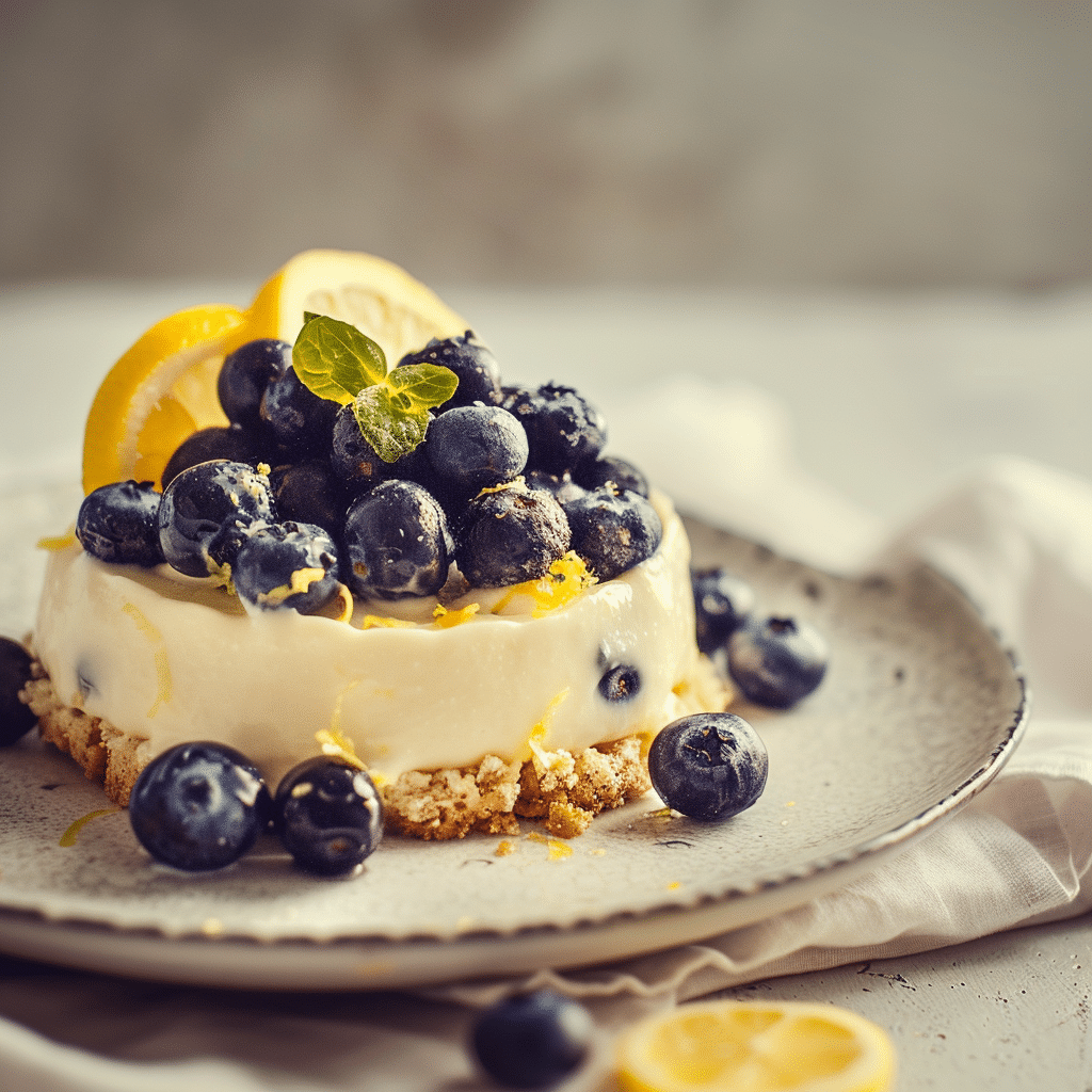 No Bake Lemon Blueberry Dessert Recipe