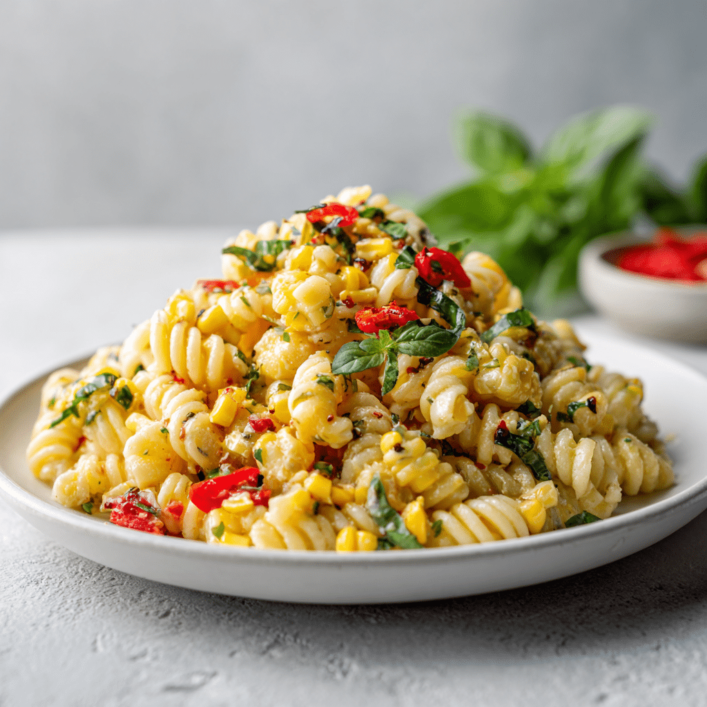 Mexican Street Corn Pasta Salad Recipe