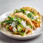 Dill Pickle Ranch Smash Chicken Tacos Recipe