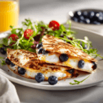 Blueberry Breakfast Quesadilla Recipe: Healthy 5-Minute Meal