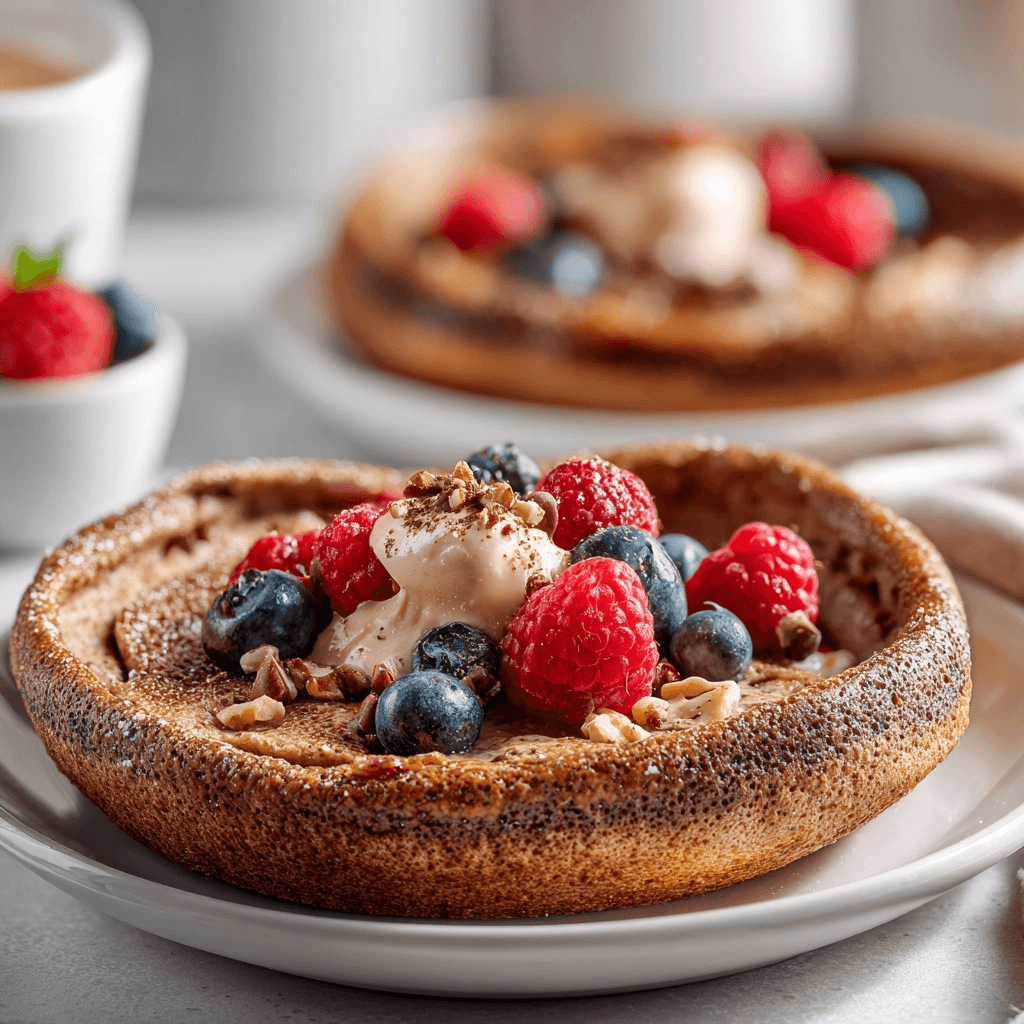 Baked Protein Pancake Bowls: Easy High Protein Breakfast