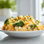 Creamy Chicken Broccoli Rice Cheese Casserole Recipe