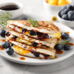 Blueberry Breakfast Quesadilla Recipe: Healthy 5-Minute Meal