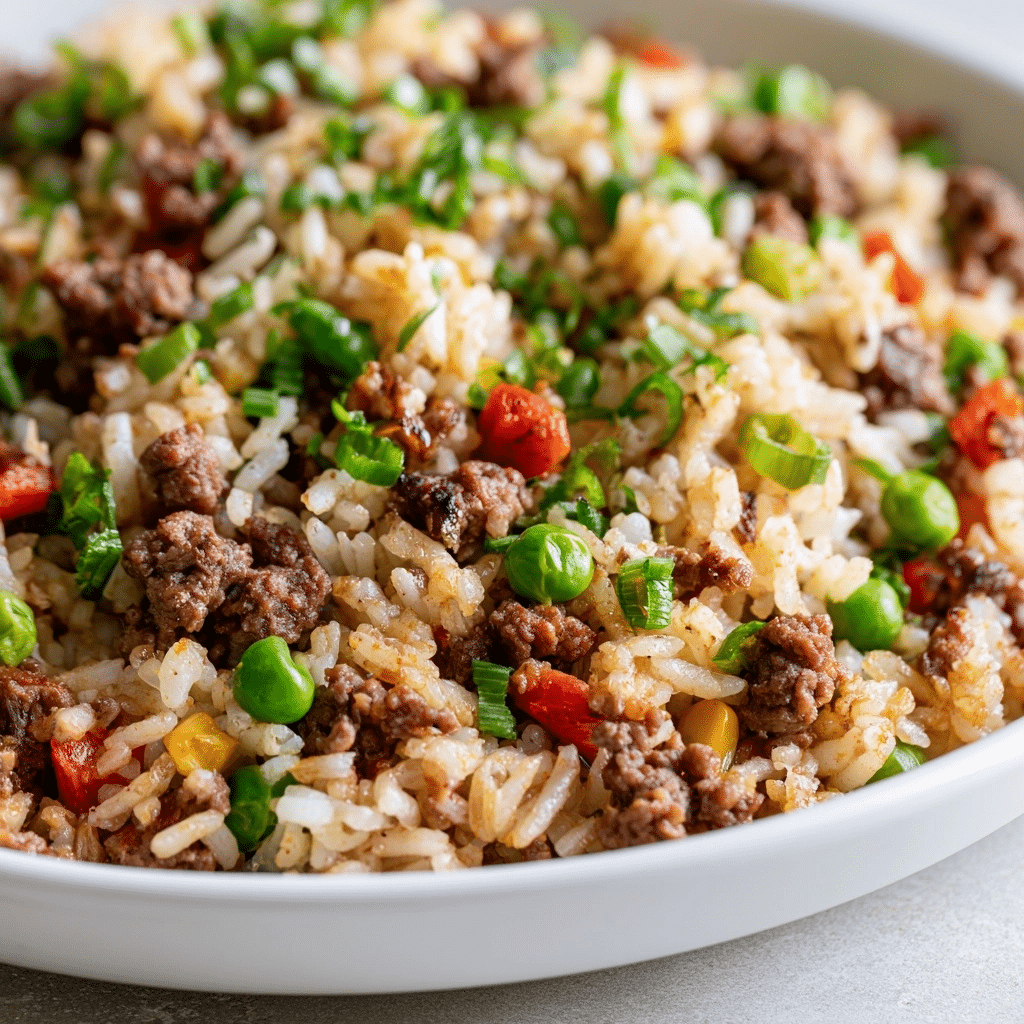 Easy Ground Beef Rice Skillet