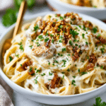 The BEST Crockpot Chicken Alfredo Recipe