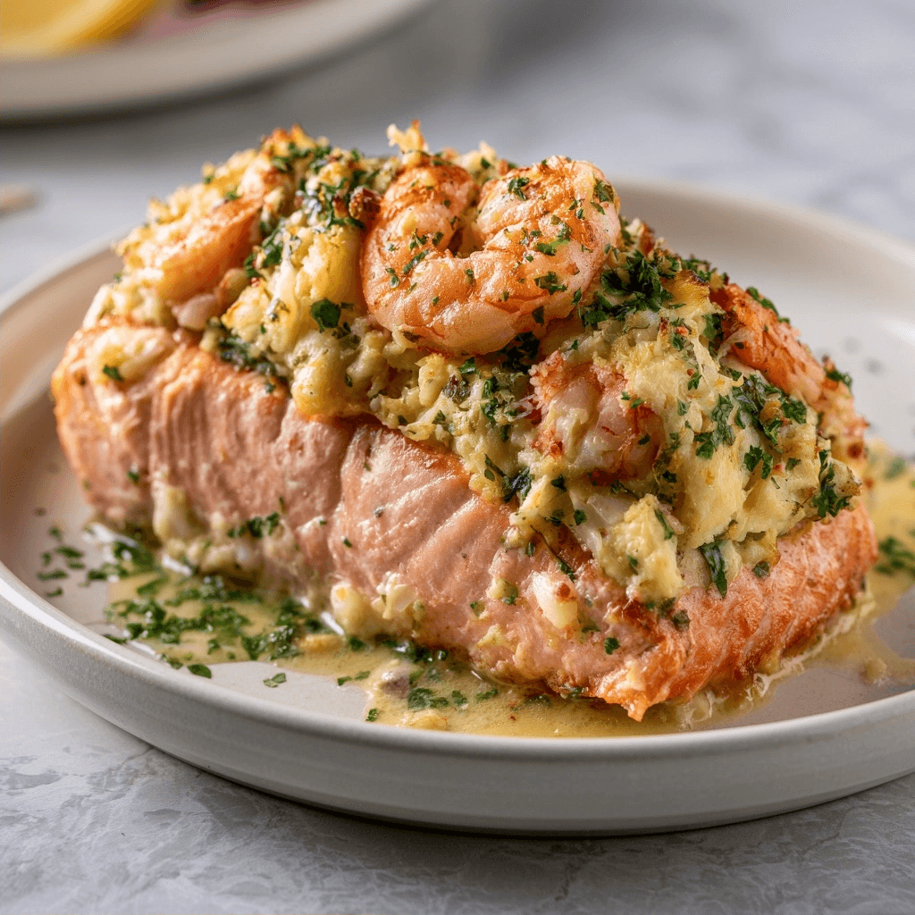 Crab and Shrimp Stuffed Salmon Recipes
