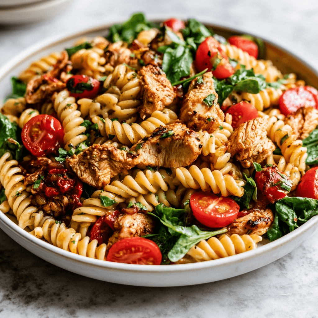 High Protein BBQ Chicken Pasta Salad – Summer Meal Prep Made Easy
