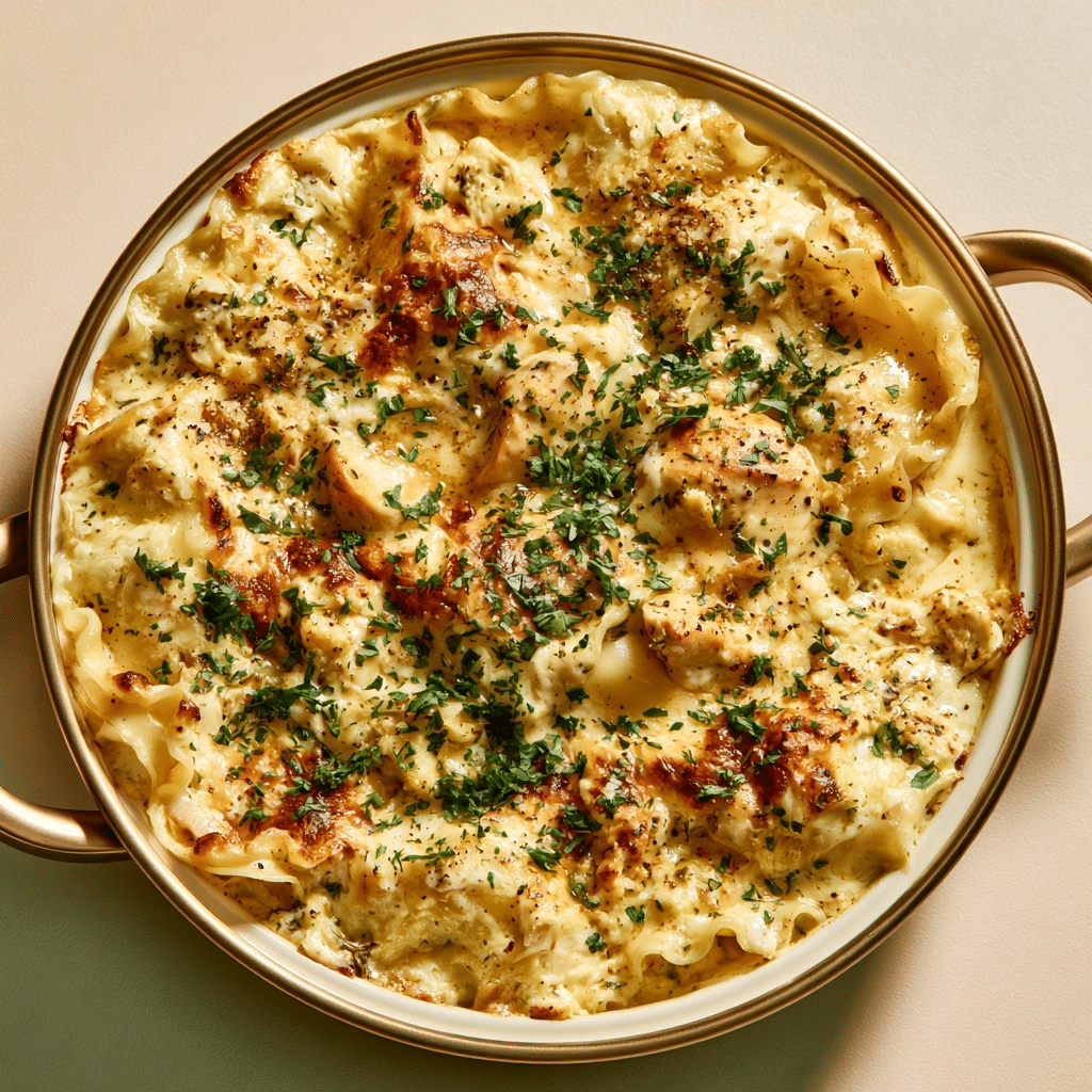 White Chicken Skillet Lasagna for Easy Weeknight Dinners