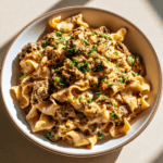 Creamy Beef Pasta Easy and Quick Recipe