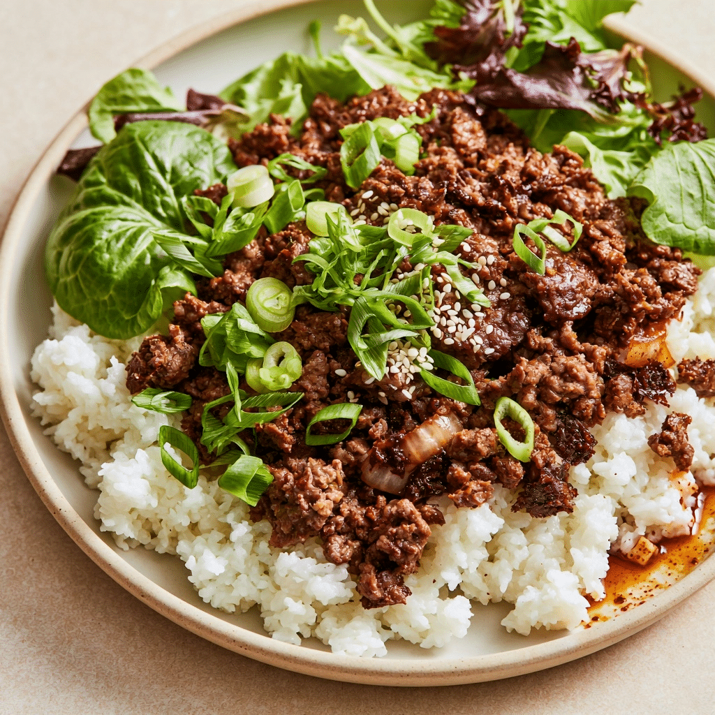 Korean Ground Beef Bulgogi: A Quick Savory Recipe