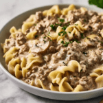 30-Minute Ground Beef Stroganoff Recipe