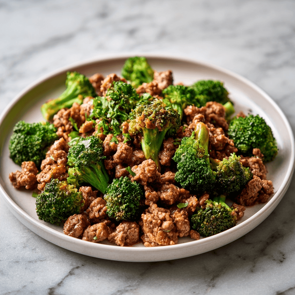 Ground Beef and Broccoli: A Quick Healthy Dinner