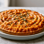 Spiderweb Taco Dip Bake for Easy Party Appetizers