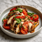 Caprese Chicken with Tomatoes and Basil