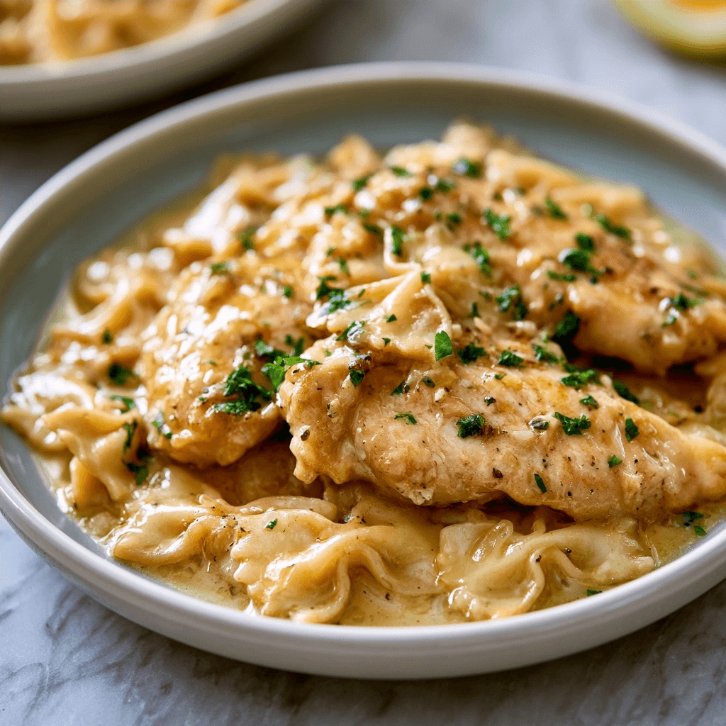 Cowboy Butter Lemon Bowtie Chicken Recipe