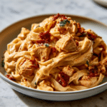 Creamy Sun Dried Tomato Chicken Pasta Recipe