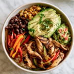 Chicken Fajita Bowl: A Healthy Homemade Meal