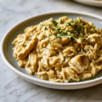 Creamy Chicken Orzo: A Simple One-Pan Comfort Meal