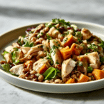 Harvest Chicken Bowls with Maple Dijon Dressing
