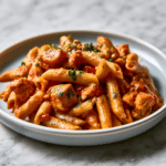 Buffalo Chicken Pasta – One Pot! Recipe