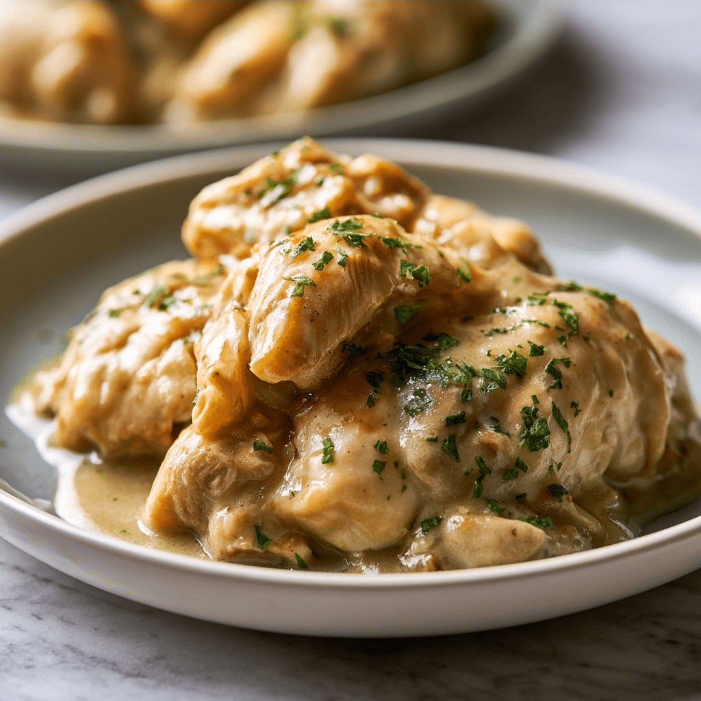 Crockpot Angel Chicken: Simple Creamy Weeknight Dinner